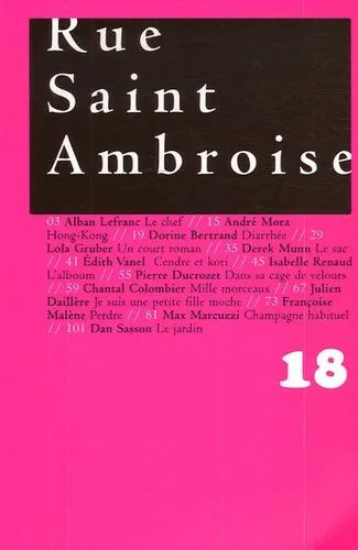 Nouvelle "Je suis une petite fille moche", revue Rue Saint Ambroise