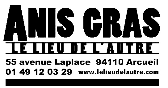 Anis Gras, le lieu de l'autre, Arcueil.