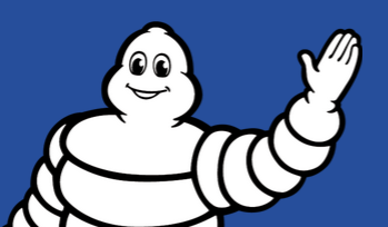 Bibendum Michelin, en bas de page du Collectors Store en ligne.